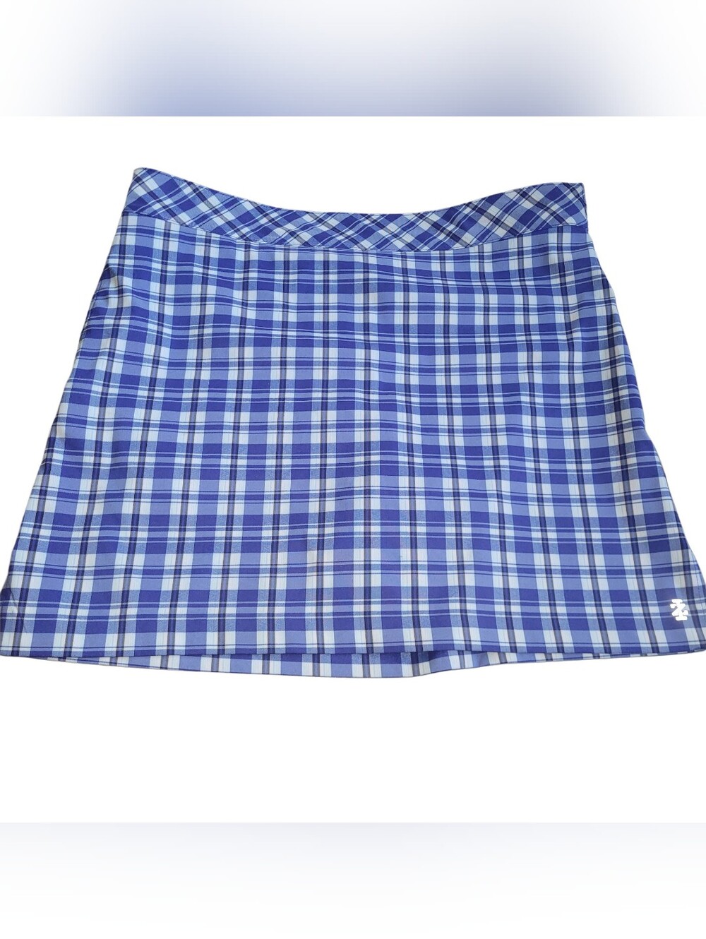 Izod Golf Women's Blue Plaid Activewear Skort Size 8